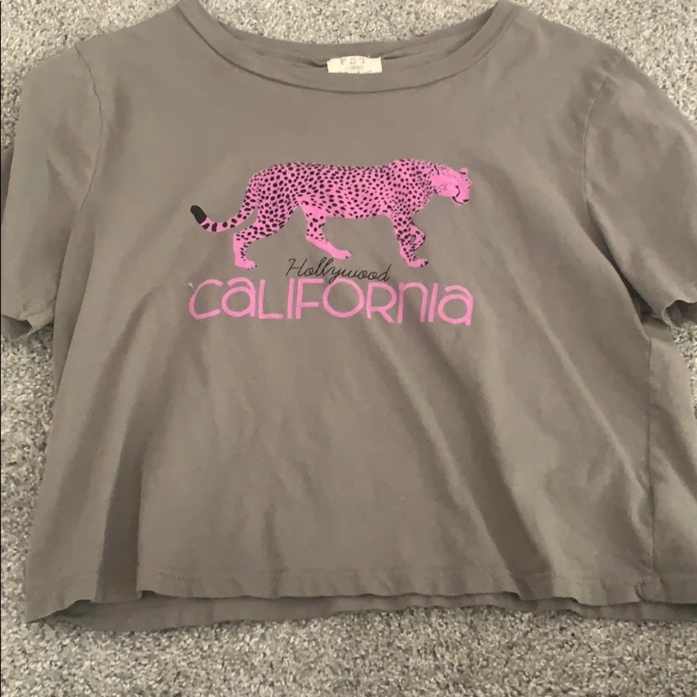 Project social T California crop tee